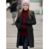 Love Life Anna Kendrick Black Wool Trench Coat
