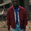 Lucas Sinclair Stranger Things Maroon Cotton Jacket