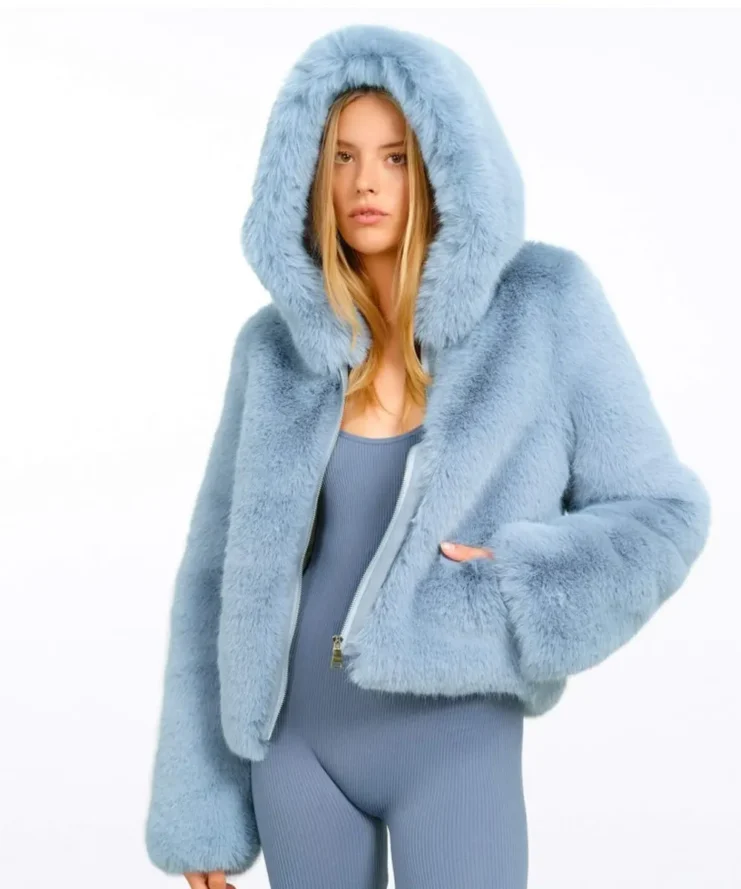 Luxury-Faux-Fur-Hooded-Jacket-For-Sale