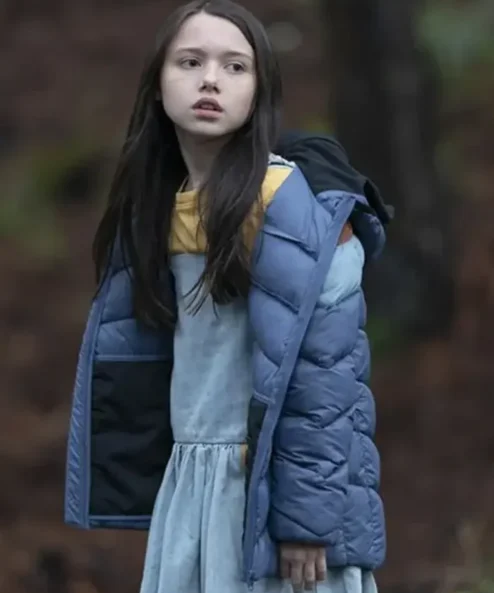 M3GAN Violet McGraw Puffer Multicolor Jacket