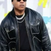 MTV-Video-Music-Awards-LL-Cool-J-Black-Bomber-Leather-Jacket
