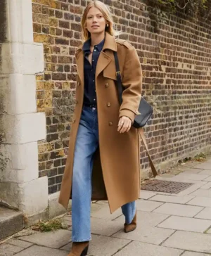 Magpie 2024 Matilda Anna Ingrid Lutz Wool Trench Coat