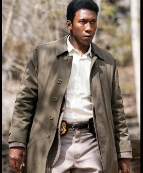 Mahershala Ali True Detective S03 Cotton Brown Coat