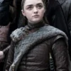 Maisie Williams Game Of Thrones GOT Leather Coat