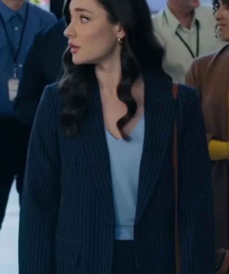 Make Me A Match 2023 Eva Bourne Blue Suiting Suit