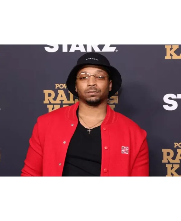 Malcolm M. Mays Power Book III Raising Kanan Red Varsity Jacket