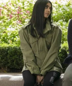 Manifest Saanvi Bahl Green Cotton Jacket