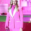 Margot Robbie Barbie 2023 Pink Suit