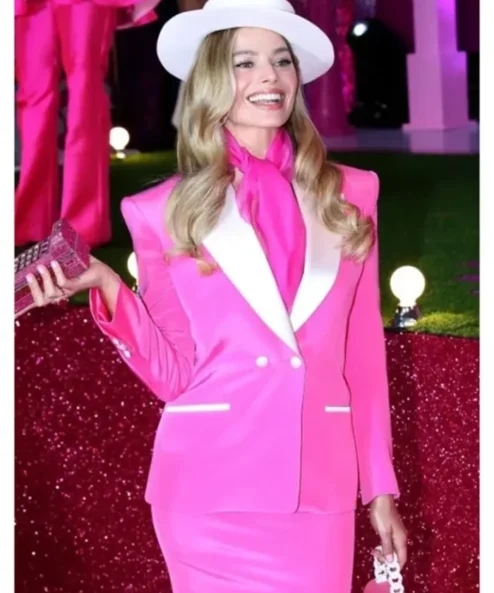 Margot Robbie Barbie Pink Blazer