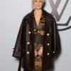 Marina-Fois-Cesar-Revelations-2023-Leather-Peacoat