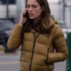 Marina Squerciati Chicago P.D. Brown Puffer Jacket
