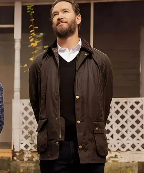 Mark-Paul Gosselaar Found 2023 Satin Brown Jacket