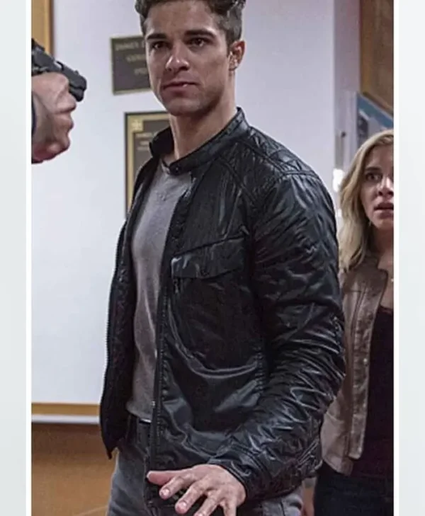 Markian Tarasiuk iZombie Black Quilted Leather Jacket