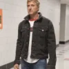Martin Kove Cobra Kai John Kreese Black Denim Trucker Jacket
