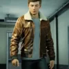 Marvel Spider-Man 2 Peter Parker Brown Leather Jacket