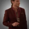 Mathieu Cadault Emily in Paris Maroon Blazer