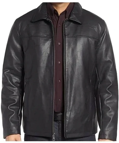 Matt LeBlanc Friends S07 Black Leather Jacket