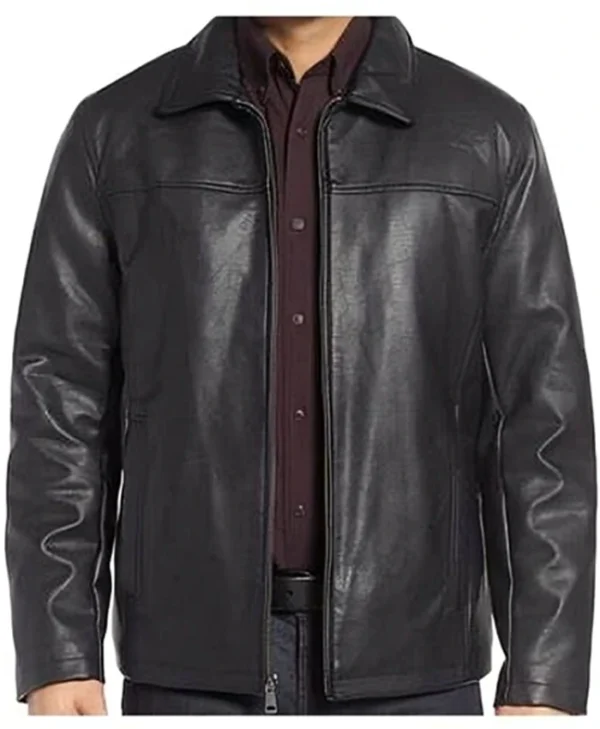 Matt LeBlanc Friends S07 Black Leather Jacket