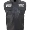 Mayans M.C Ezekiel Reyes Northern Cali Leather Black Vestc