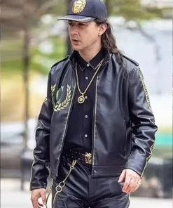 Megalopolis 2024 Shia LaBeouf Leather Jacket 1