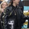 Megalopolis 2024 Shia LaBeouf Leather Jacket Side