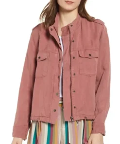 Megan Garner Lucifer S05 Pink Cotton Jacket