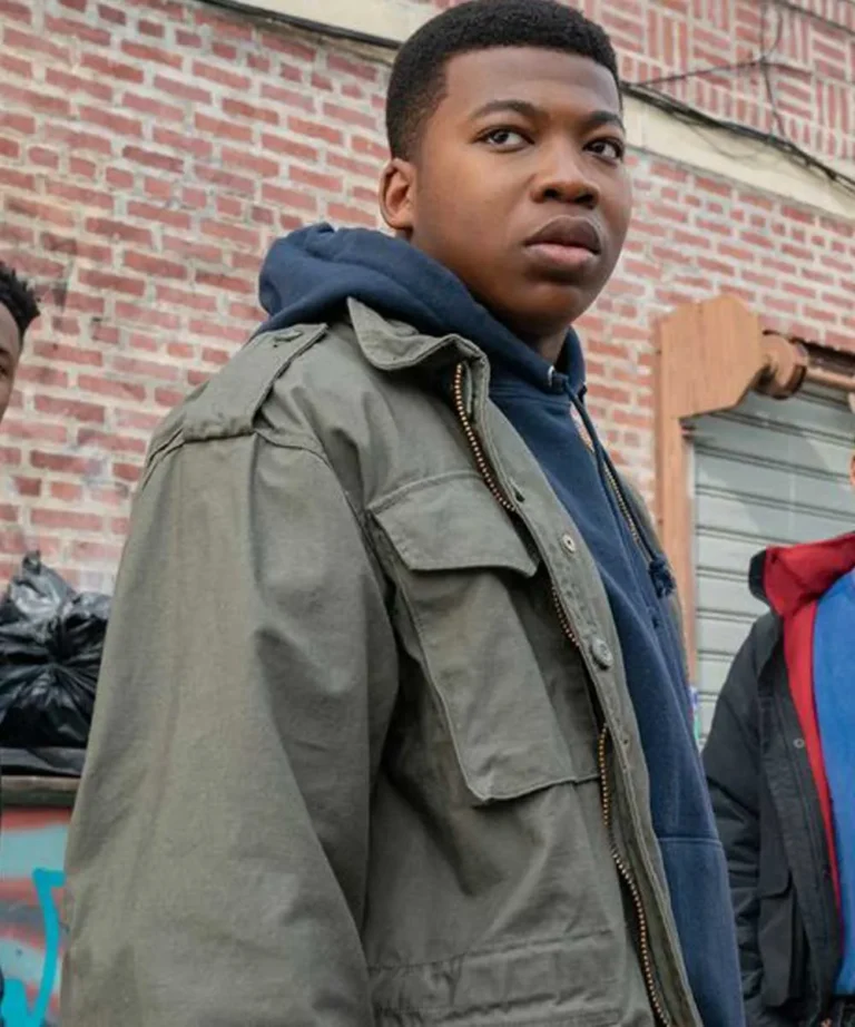 Mekai Curtis Power Book III Kanan Green Field Jacket