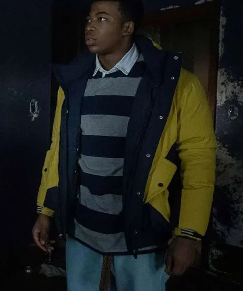 Mekai Curtis Power Book III Yellow Parachute Jacket