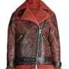 Melanie Scrofano Wynonna Earp S04 Shearling Fur Jacket