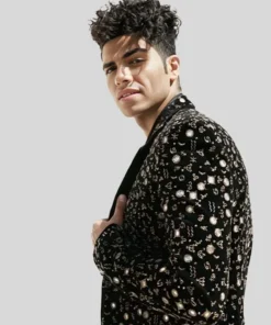 Mena Massoud The Royal Treatment Black Blazer