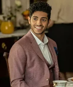 Mena Massoud The Royal Treatment Brown Blazer