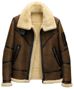 Mens B3 Aviator Flight Bomber Suede Jacket