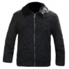Men’s Black Persian Karakul Lamb Soft Fur Jacket