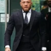 Mens Conor McGregor Black Suit