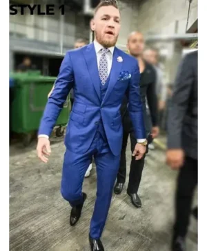 Mens Conor McGregor Blue Suit