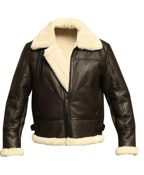 Mens Sheepskin B3 Brown Jacket