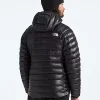 Mens Summit Series Breithorn Black Hooded Jacket Back