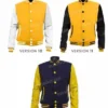 Mens University Bomber Letterman Varsity Wool Jacket ver 10