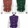 Mens University Bomber Letterman Varsity Wool Jacket ver 16