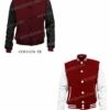 Mens University Bomber Letterman Varsity Wool Jacket ver 19