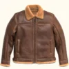 Mens Bomber Heavy Leather Jacket