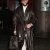 Met Gala Bad Bunny After Party Leather Coat
