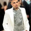 Met Gala Rauw Alejandro White Blazer