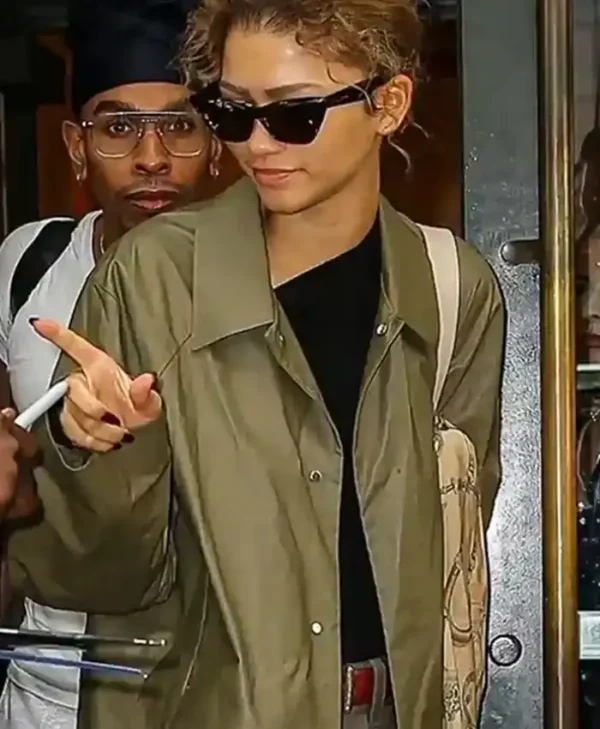 Met Gala Zendaya Co-chair Duties Green Coat