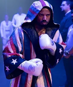 Michael B. Jordan Creed 3 Adonis American Flag Robe