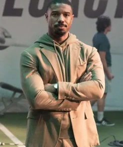 Michael B. Jordan Creed 3 Brown Blazer