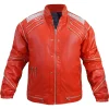 Michael Jackson Beat It Red Leather Jacket