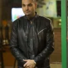 Michael Mando Better Call Saul Black Cafe Racer Leather Jacket