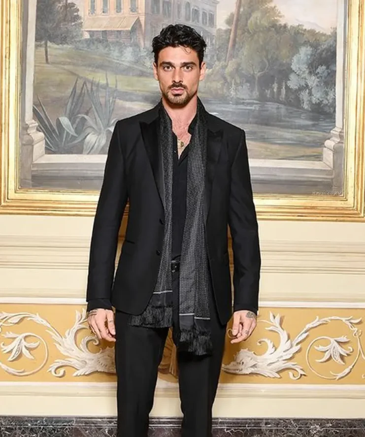 Michele Morrone Black Suit