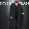 Michele Morrone Grey Coat